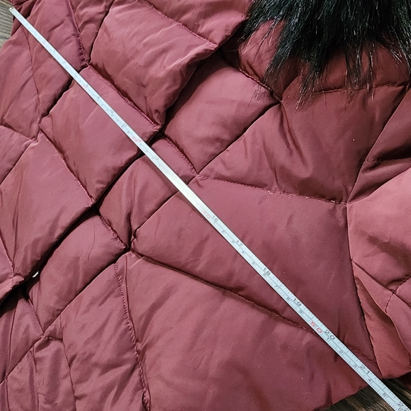 New London Fog Womens Down Feather Long Winter Jacket Medium - Picture 8 of 14